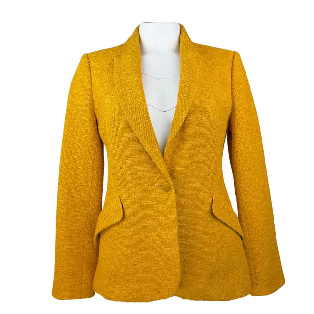 L’Agence Boucle Mustard Blazer